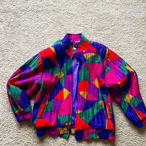 A.D.S. American Designer Bomber Jacket San Francisco 80s 90s Retro Size M/L